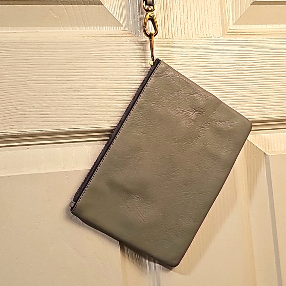 Gray wristlet